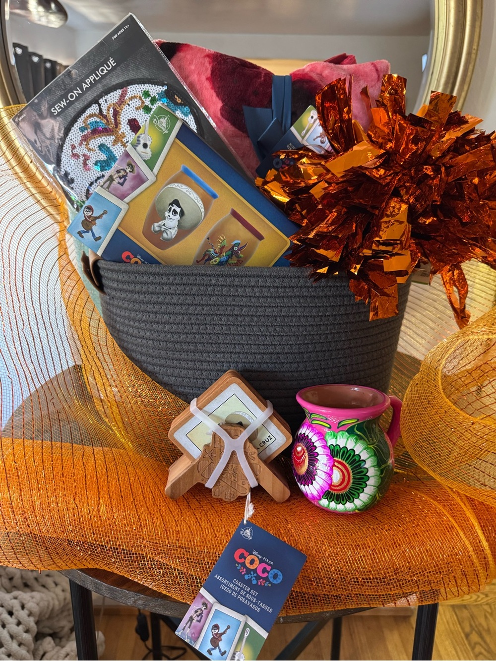 Disney Coco Dia de Los Muertos/ Day of The Dead Boo Basket Set of 8 Item's NWTgs